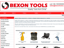 Tablet Screenshot of bexontools.com